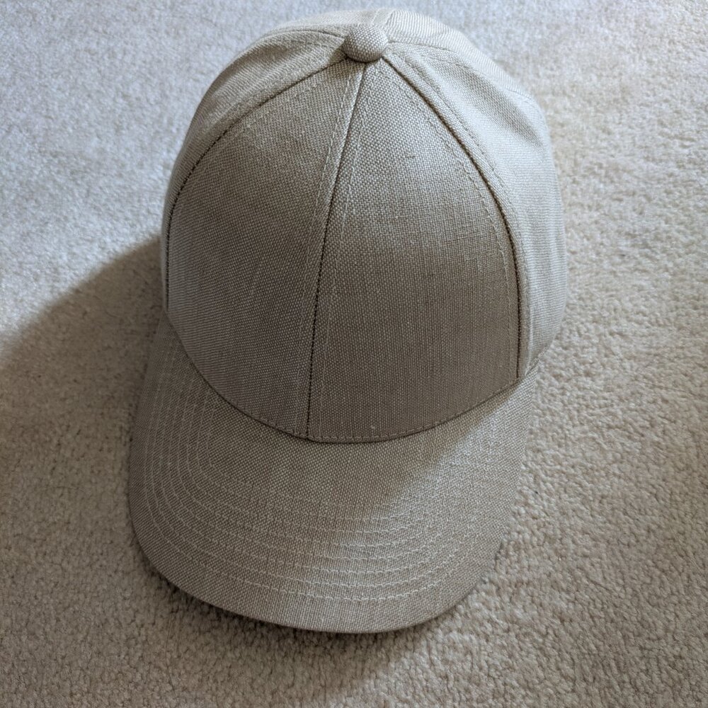 Varsity Headwear Legacy Structured Linen 6-Panel Baseball Cap, M